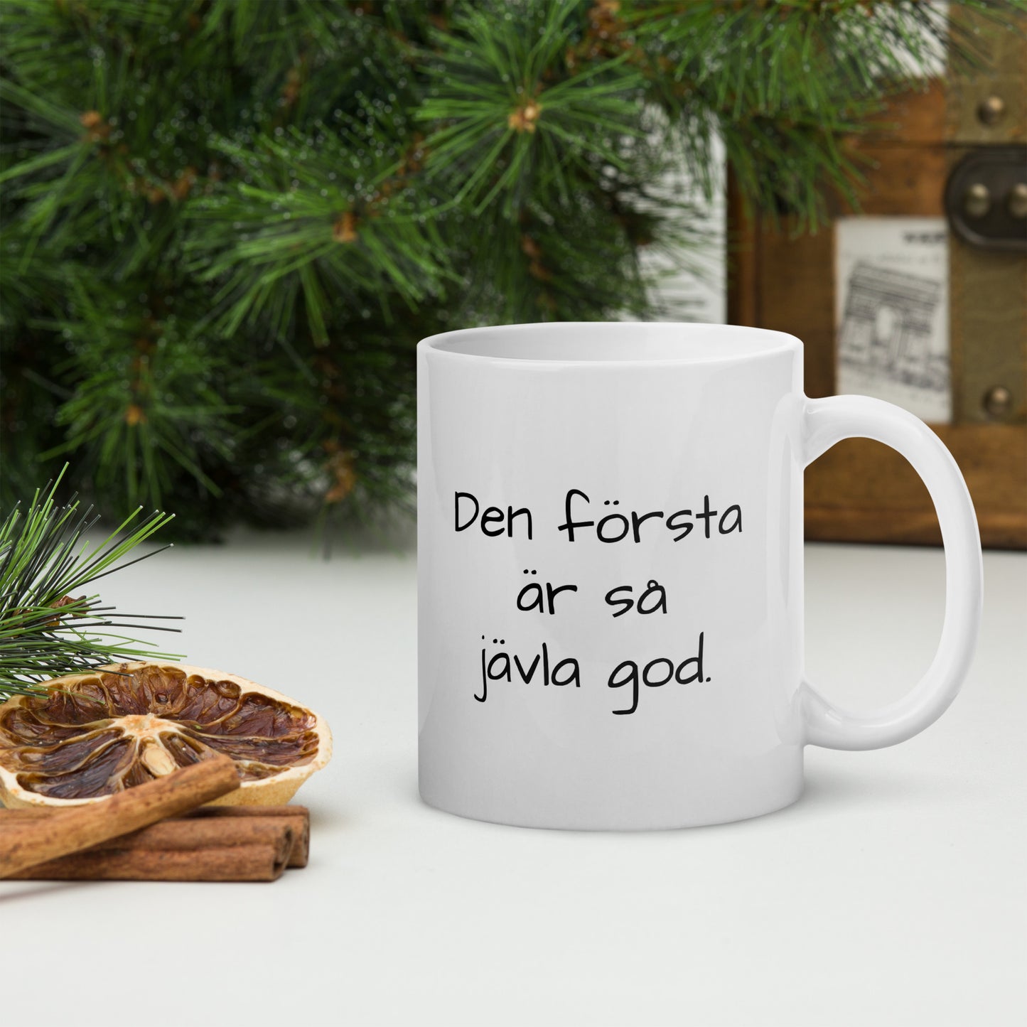 Mugg "Den första är så jävla god"