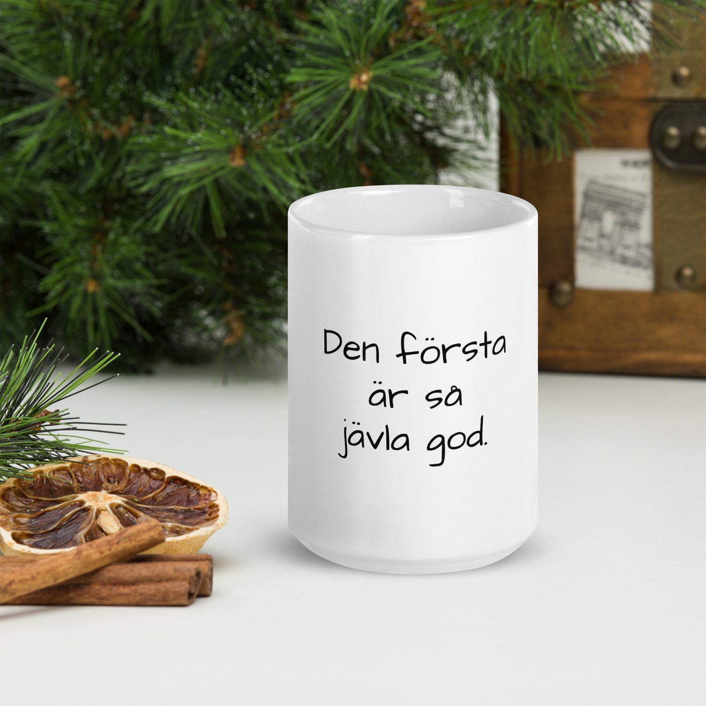 Mugg "Den första är så jävla god"
