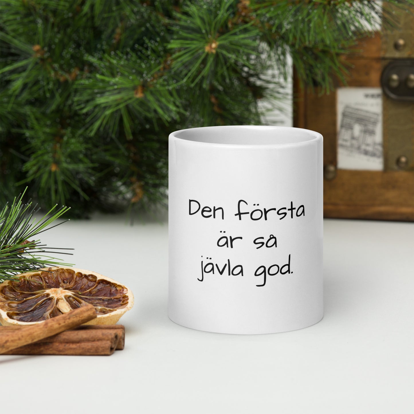 Mugg "Den första är så jävla god"